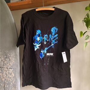 KLOTZ CABLES rock shirt size large men band design backhit